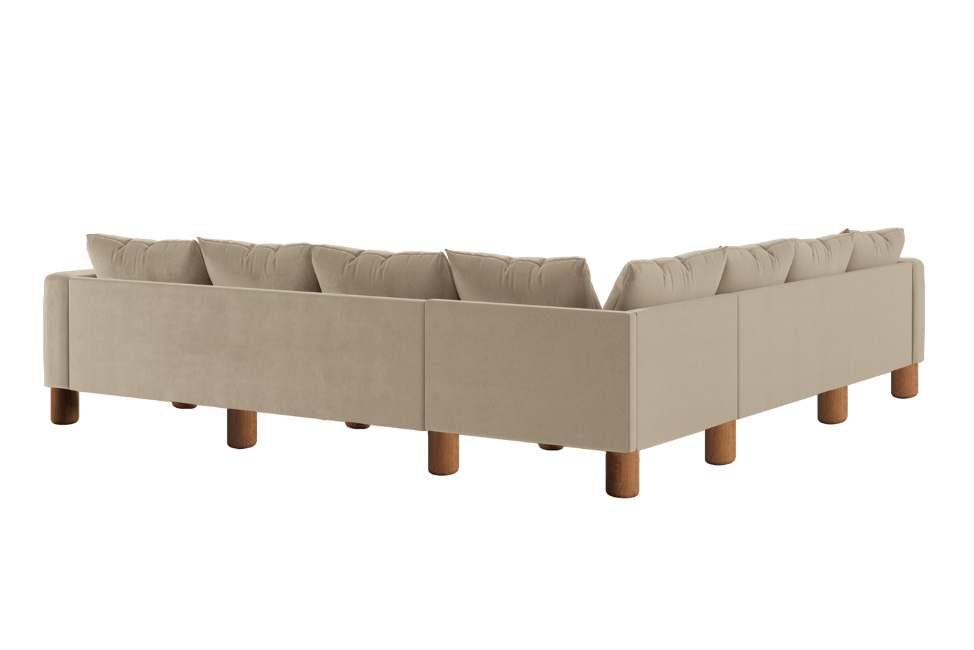 Sabai Design · The Essential Corner Sectional (7 Seat) in Recycled Velvet | socius design in Rochester, MN