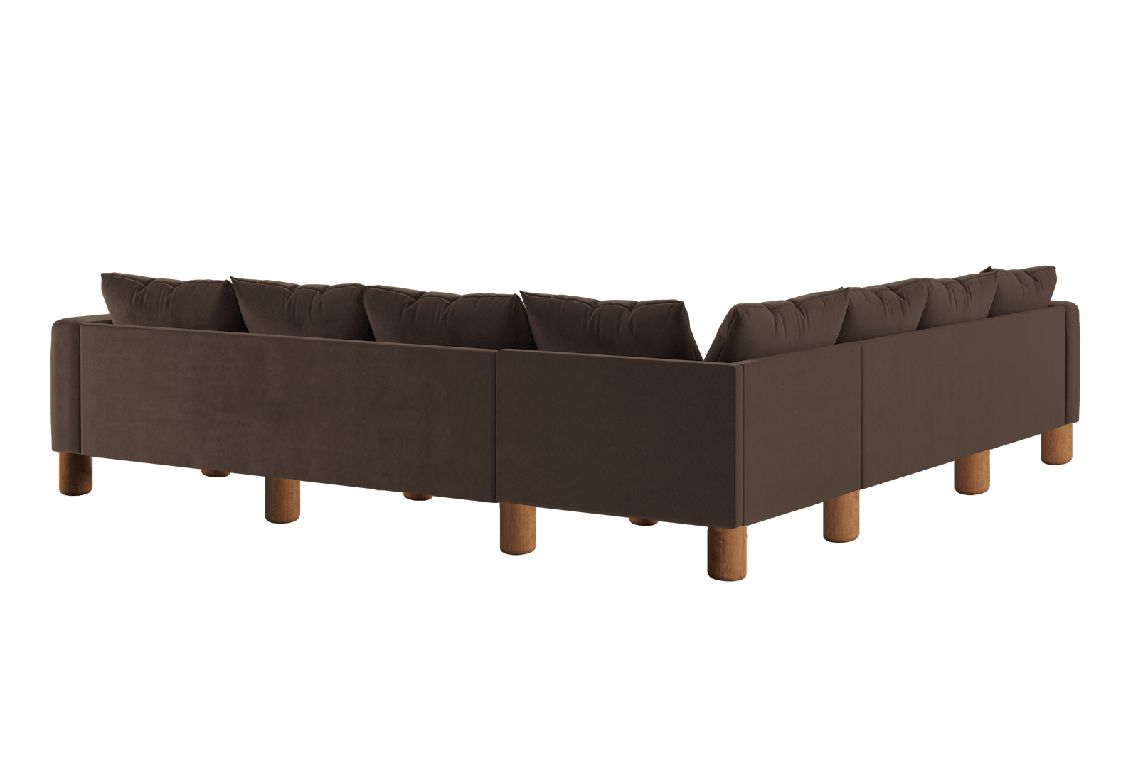 Sabai Design · The Essential Corner Sectional (7 Seat) in Recycled Velvet | socius design in Rochester, MN