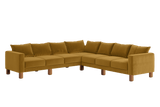 Sabai Design · The Essential Corner Sectional (7 Seat) in Recycled Velvet | socius design in Rochester, MN