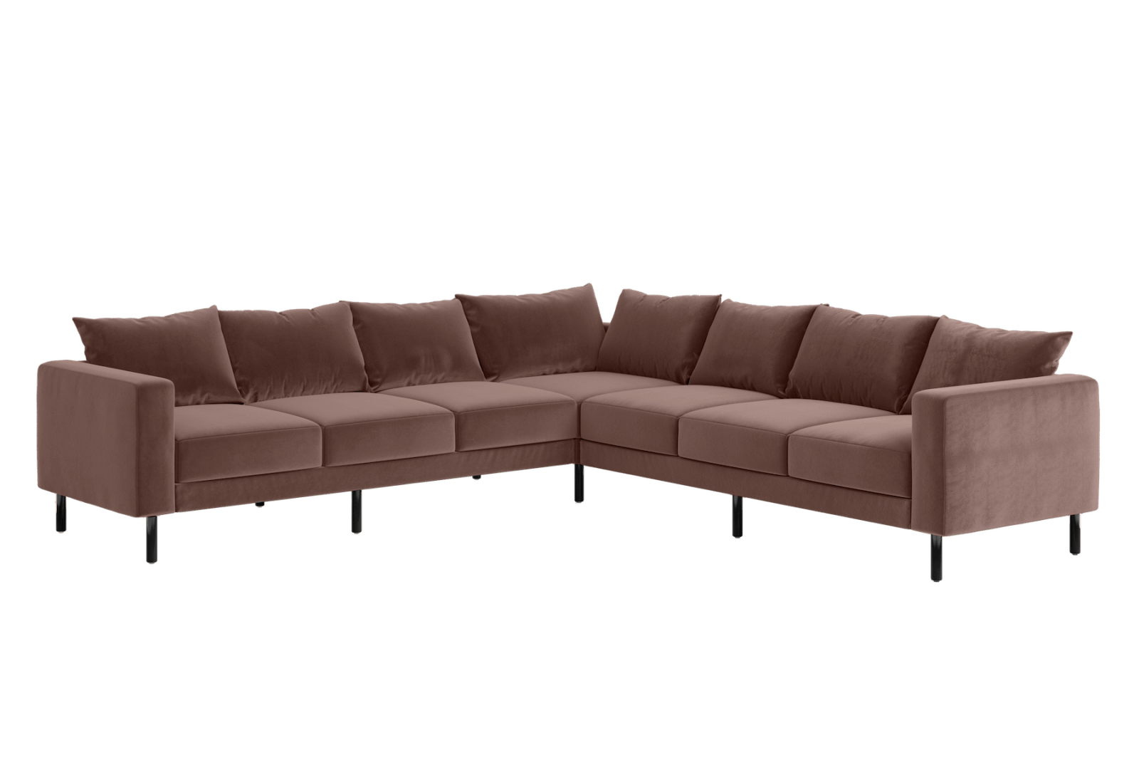 Sabai Design · The Essential Corner Sectional (7 Seat) in Recycled Velvet | socius design in Rochester, MN