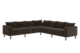 Sabai Design · The Essential Corner Sectional (7 Seat) in Recycled Velvet | socius design in Rochester, MN