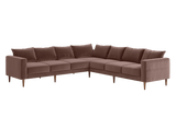 Sabai Design · The Essential Corner Sectional (7 Seat) in Recycled Velvet | socius design in Rochester, MN