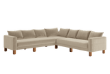 Sabai Design · The Essential Corner Sectional (7 Seat) in Recycled Velvet | socius design in Rochester, MN