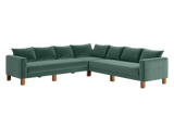 Sabai Design · The Essential Corner Sectional (7 Seat) in Recycled Velvet | socius design in Rochester, MN