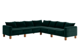 Sabai Design · The Essential Corner Sectional (7 Seat) in Recycled Velvet | socius design in Rochester, MN