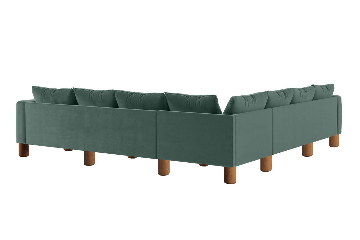 Sabai Design · The Essential Corner Sectional (7 Seat) in Recycled Velvet | socius design in Rochester, MN