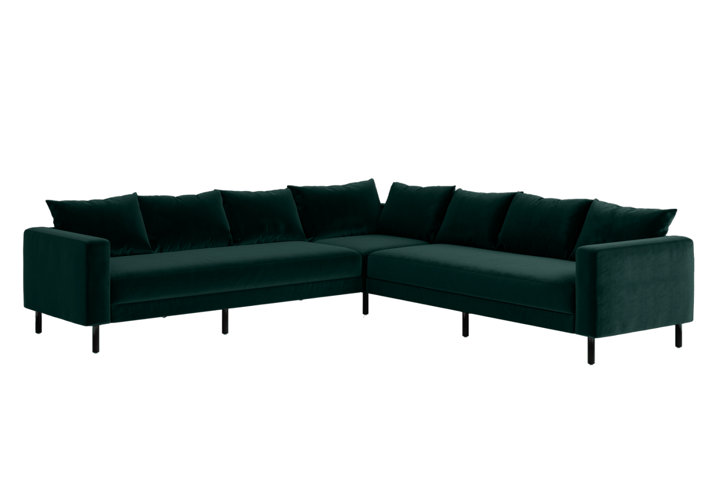 Sabai Design · The Essential Corner Sectional (7 Seat) in Recycled Velvet | socius design in Rochester, MN