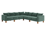 Sabai Design · The Essential Corner Sectional (7 Seat) in Recycled Velvet | socius design in Rochester, MN