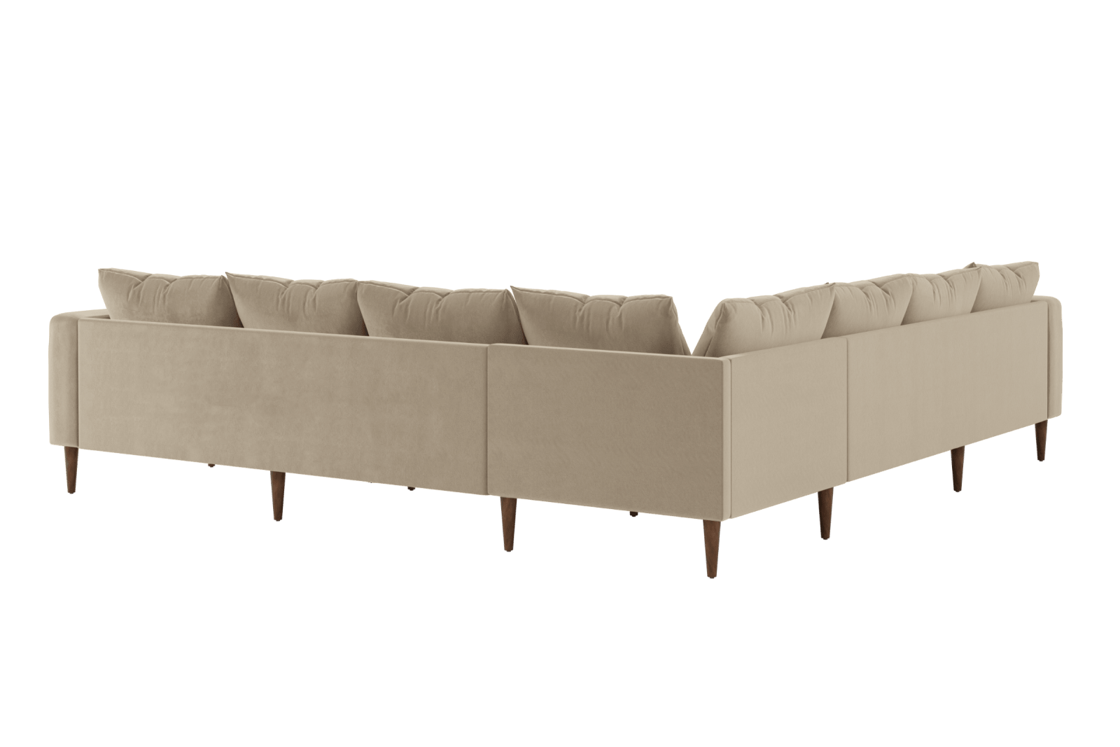 Sabai Design · The Essential Corner Sectional (7 Seat) in Recycled Velvet | socius design in Rochester, MN