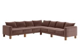 Sabai Design · The Essential Corner Sectional (7 Seat) in Recycled Velvet | socius design in Rochester, MN