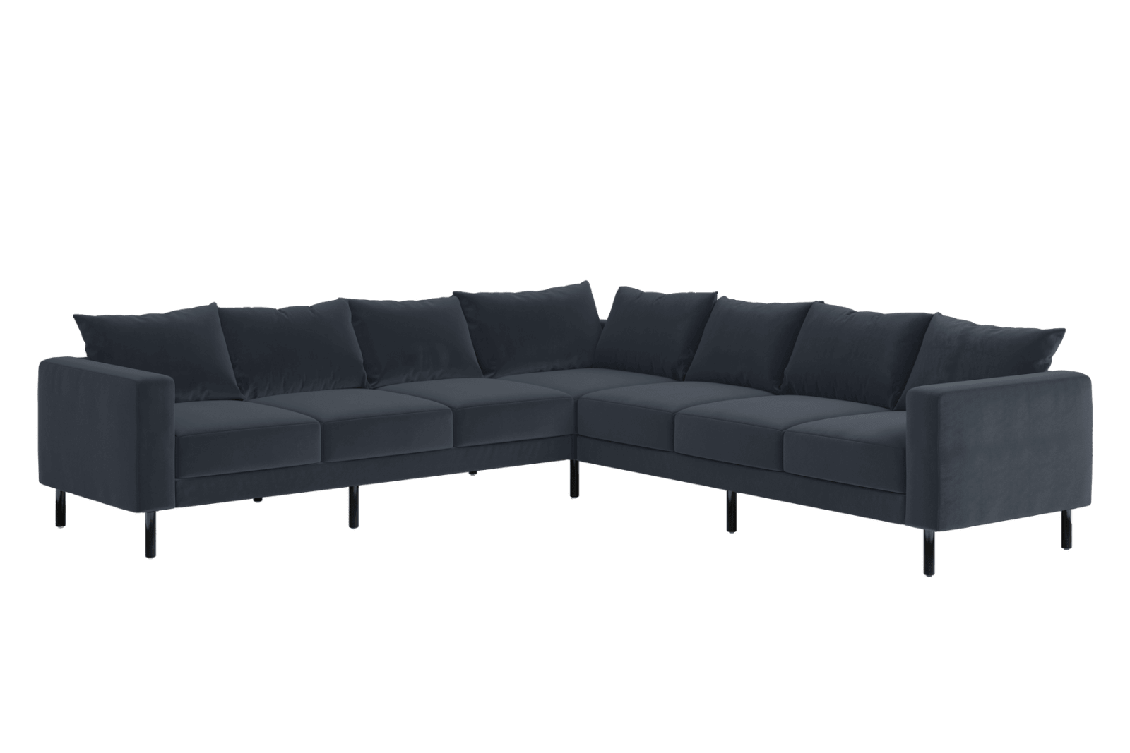 Sabai Design · The Essential Corner Sectional (7 Seat) in Recycled Velvet | socius design in Rochester, MN