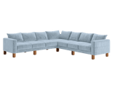 Sabai Design · The Essential Corner Sectional (7 Seat) in Recycled Velvet | socius design in Rochester, MN