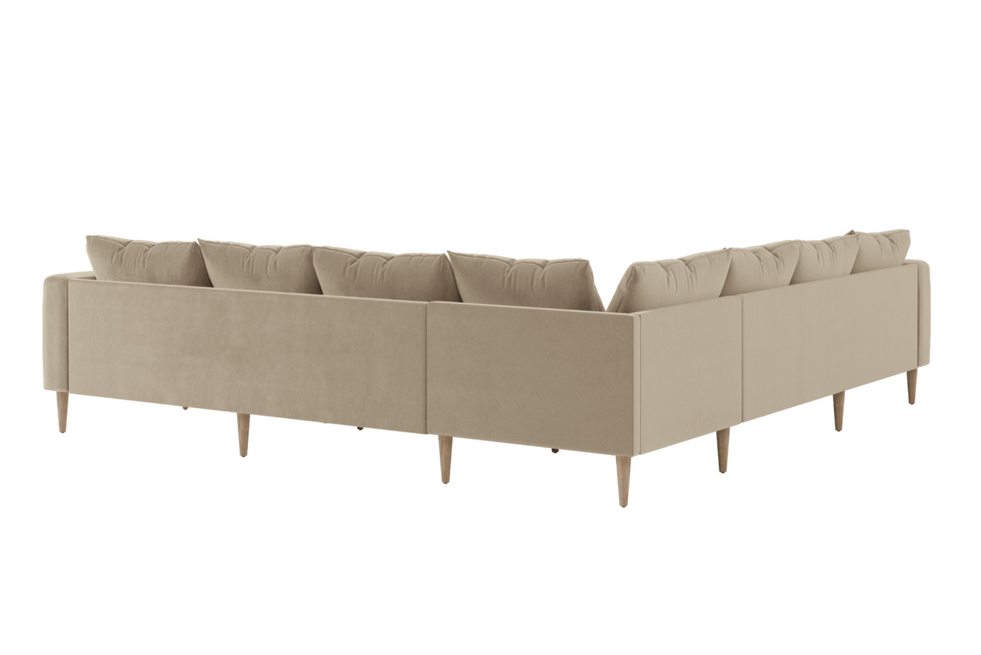 Sabai Design · The Essential Corner Sectional (7 Seat) in Recycled Velvet | socius design in Rochester, MN