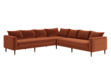 Sabai Design · The Essential Corner Sectional (7 Seat) in Recycled Velvet | socius design in Rochester, MN