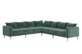 Sabai Design · The Essential Corner Sectional (7 Seat) in Recycled Velvet | socius design in Rochester, MN