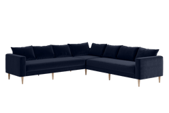 Sabai Design · The Essential Corner Sectional (7 Seat) in Recycled Velvet | socius design in Rochester, MN