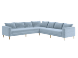 Sabai Design · The Essential Corner Sectional (7 Seat) in Recycled Velvet | socius design in Rochester, MN