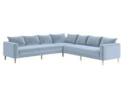 Sabai Design · The Essential Corner Sectional (7 Seat) in Recycled Velvet | socius design in Rochester, MN