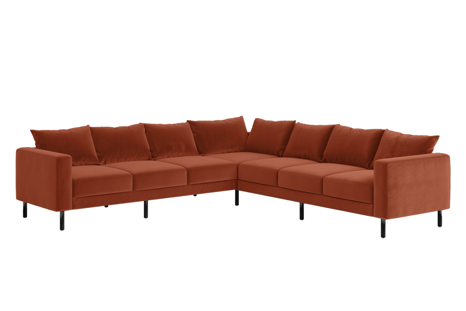 Sabai Design · The Essential Corner Sectional (7 Seat) in Recycled Velvet | socius design in Rochester, MN