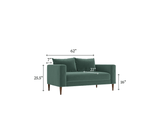 Sabai Design · The Essential Loveseat in Recycled Velvet | socius design in Rochester, MN