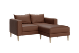 Sabai Design · The Essential Loveseat Sectional in Cactus Leather | socius design in Rochester, MN