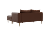 Sabai Design · The Essential Loveseat Sectional in Cactus Leather | socius design in Rochester, MN