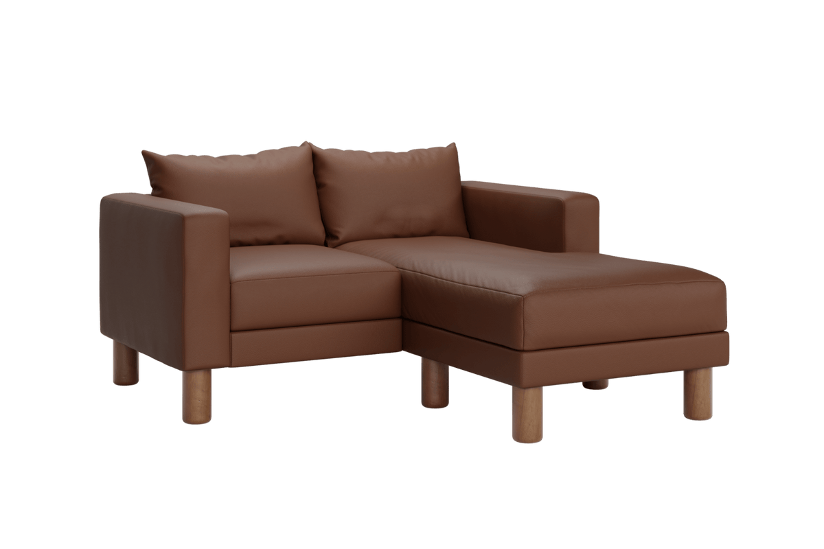 Sabai Design · The Essential Loveseat Sectional in Cactus Leather | socius design in Rochester, MN