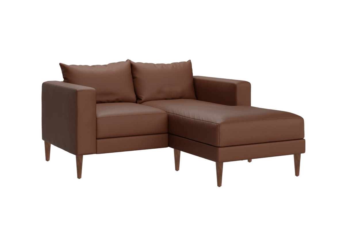Sabai Design · The Essential Loveseat Sectional in Cactus Leather | socius design in Rochester, MN