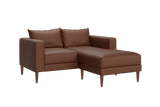 Sabai Design · The Essential Loveseat Sectional in Cactus Leather | socius design in Rochester, MN