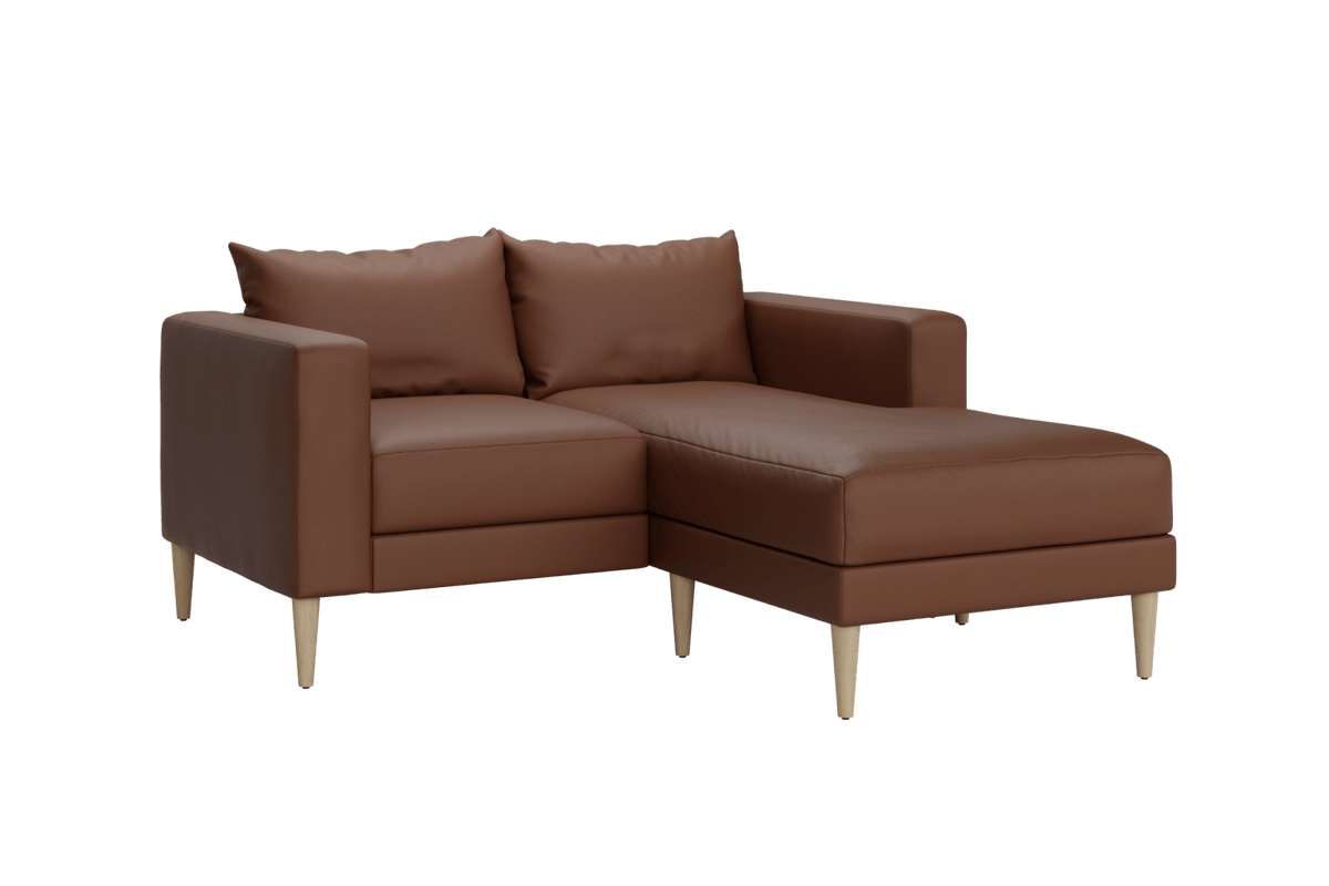 Sabai Design · The Essential Loveseat Sectional in Cactus Leather | socius design in Rochester, MN
