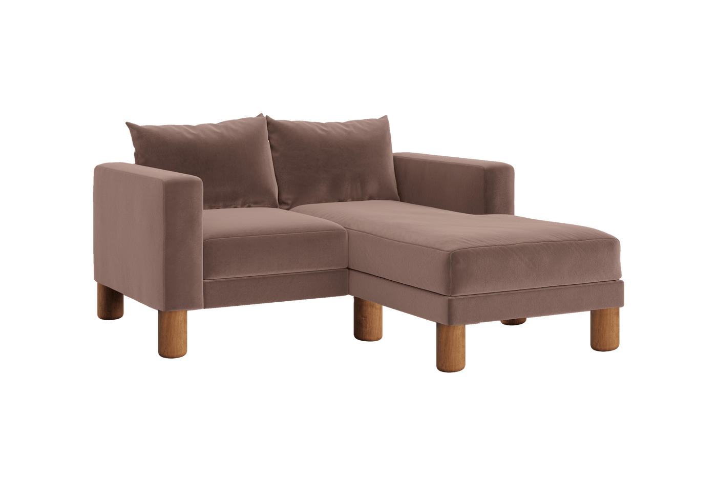 Sabai Design · The Essential Loveseat Sectional in Recycled Velvet | socius design in Rochester, MN