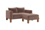 Sabai Design · The Essential Loveseat Sectional in Recycled Velvet | socius design in Rochester, MN