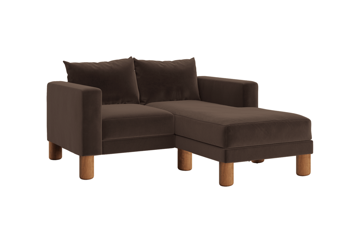 Sabai Design · The Essential Loveseat Sectional in Recycled Velvet | socius design in Rochester, MN