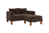 Sabai Design · The Essential Loveseat Sectional in Recycled Velvet | socius design in Rochester, MN