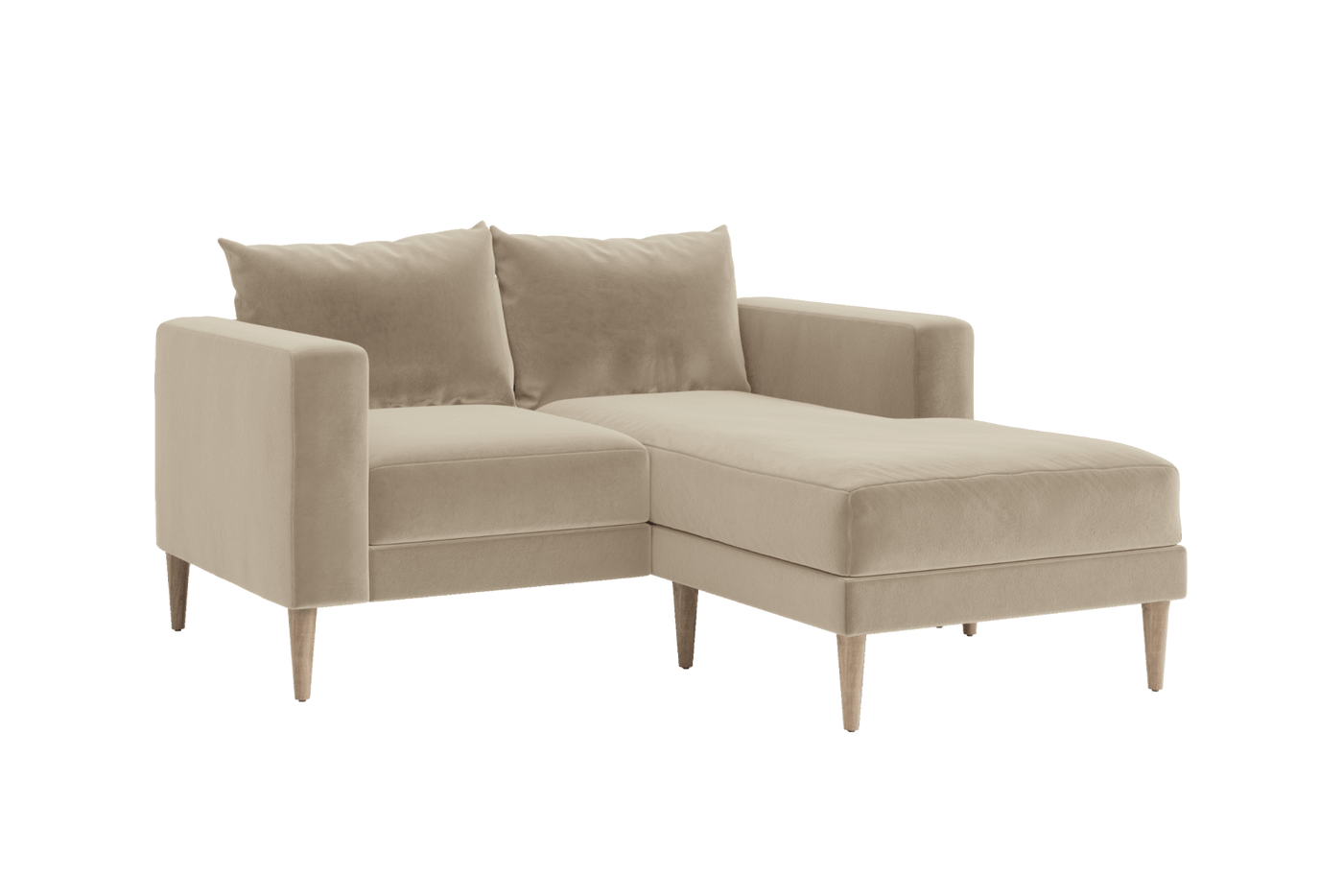 Sabai Design · The Essential Loveseat Sectional in Recycled Velvet | socius design in Rochester, MN