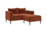 Sabai Design · The Essential Loveseat Sectional in Recycled Velvet | socius design in Rochester, MN