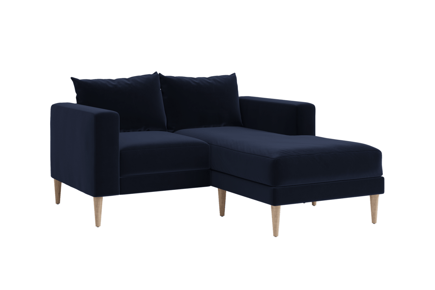 Sabai Design · The Essential Loveseat Sectional in Recycled Velvet | socius design in Rochester, MN