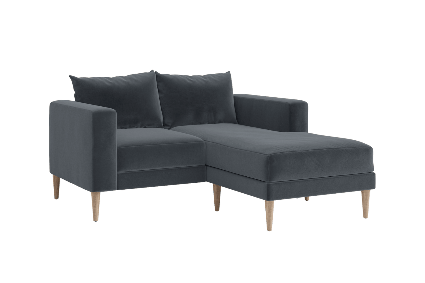 Sabai Design · The Essential Loveseat Sectional in Recycled Velvet | socius design in Rochester, MN