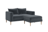 Sabai Design · The Essential Loveseat Sectional in Recycled Velvet | socius design in Rochester, MN