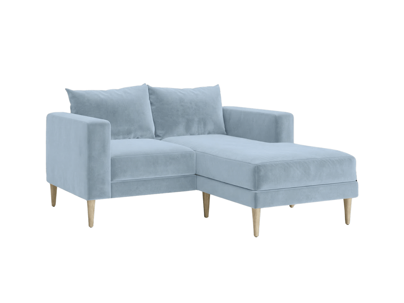 Sabai Design · The Essential Loveseat Sectional in Recycled Velvet | socius design in Rochester, MN