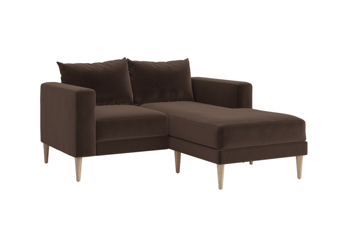 Sabai Design · The Essential Loveseat Sectional in Recycled Velvet | socius design in Rochester, MN