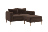 Sabai Design · The Essential Loveseat Sectional in Recycled Velvet | socius design in Rochester, MN