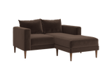 Sabai Design · The Essential Loveseat Sectional in Recycled Velvet | socius design in Rochester, MN