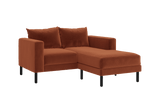Sabai Design · The Essential Loveseat Sectional in Recycled Velvet | socius design in Rochester, MN