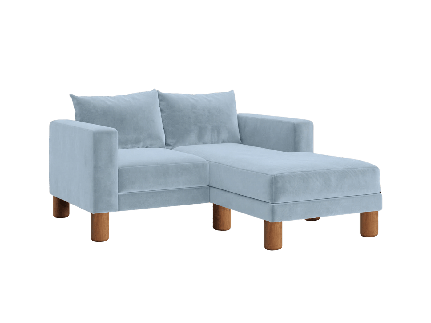 Sabai Design · The Essential Loveseat Sectional in Recycled Velvet | socius design in Rochester, MN
