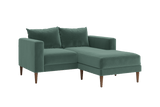 Sabai Design · The Essential Loveseat Sectional in Recycled Velvet | socius design in Rochester, MN