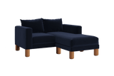 Sabai Design · The Essential Loveseat Sectional in Recycled Velvet | socius design in Rochester, MN