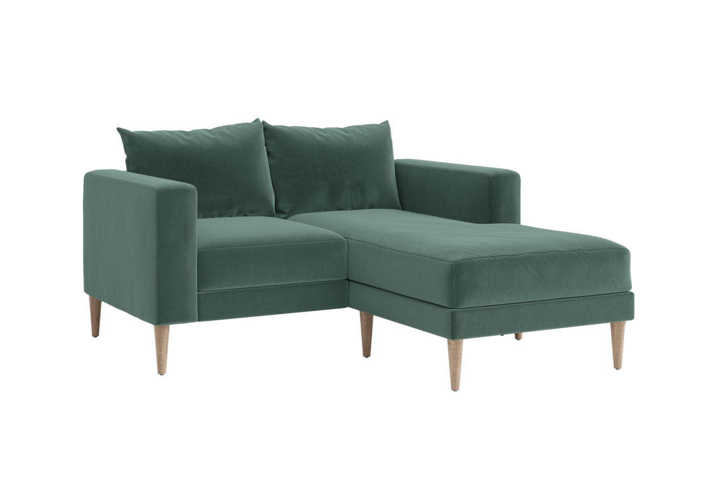 Sabai Design · The Essential Loveseat Sectional in Recycled Velvet | socius design in Rochester, MN