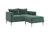 Sabai Design · The Essential Loveseat Sectional in Recycled Velvet | socius design in Rochester, MN