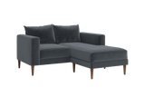 Sabai Design · The Essential Loveseat Sectional in Recycled Velvet | socius design in Rochester, MN
